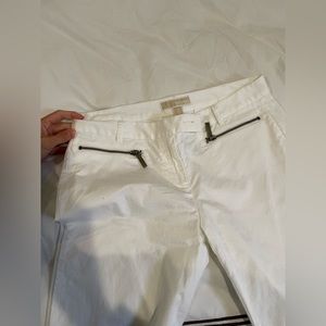 Michael by Michael Kors white crop pants size 6
